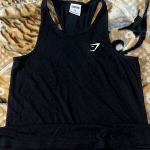 Gymshark Jet Black Racerback Tank Top